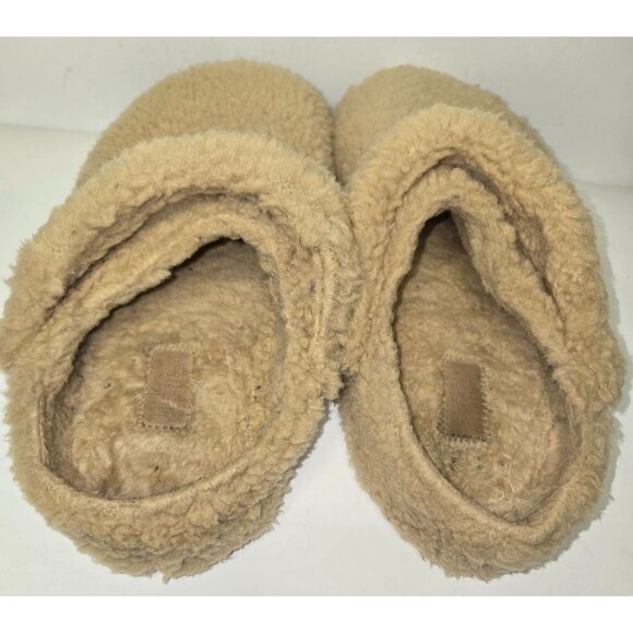 Crocs Ladies Classic Cozzy Slipper Sepia Colorway Size 8 Comfy House Shoes - Picture 3 of 5
